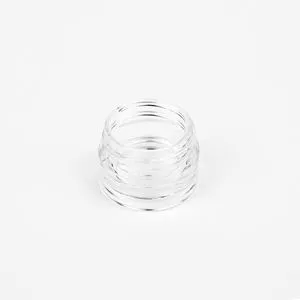0.125 oz Clear PS Straight Sided Jar 33-400 Neck Finish, Round Base