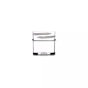 0.25 oz Clear PS Straight Sided Jar 33-400 Neck Finish, Round Base
