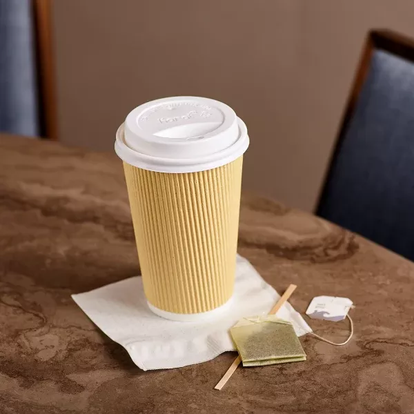 [1,000 ct] 10-24 oz Paper Coffee Cup Lids | 90 mm | White
