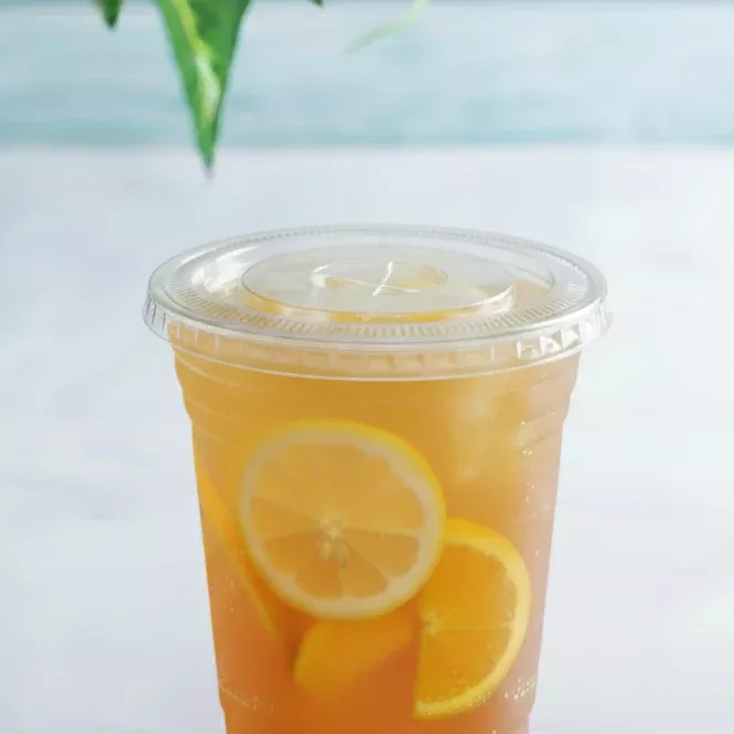 [1,000 ct] 8-10 oz Cup Lids | PET | 78 mm