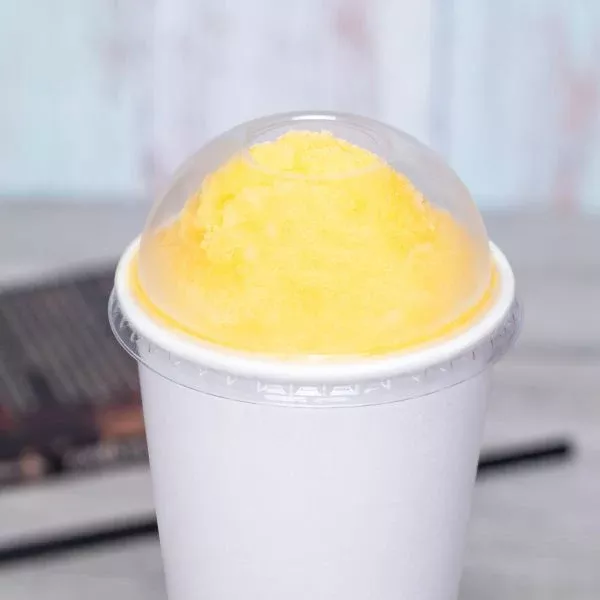 [1,000 ct] Plastic Dome Cup Lids | PET | 90 mm