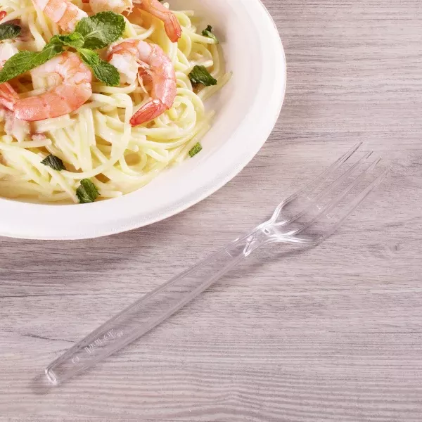 [1,000 ct] PS Plastic Extra Heavy Weight Fork, Clear