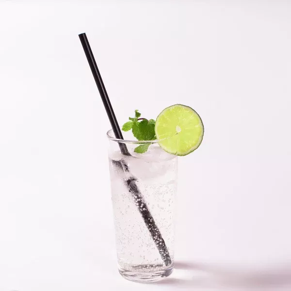 [1,200 ct] Giant Straws | Individually Wrapped | Black (0.31" x 10.25")