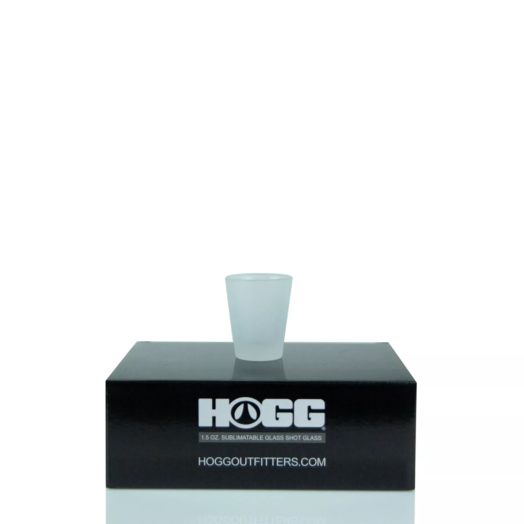 1.5oz Sublimatable Matte Glass Shot Glass (12 Units)
