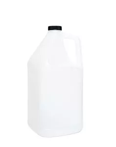 1 Gallon Natural HDPE Handleware Jug 38-400 Neck Finish, Square Base