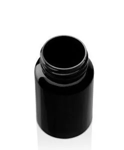 100 cc Amber HDPE Packer Bottle 38-400 Neck Finish, Round Base