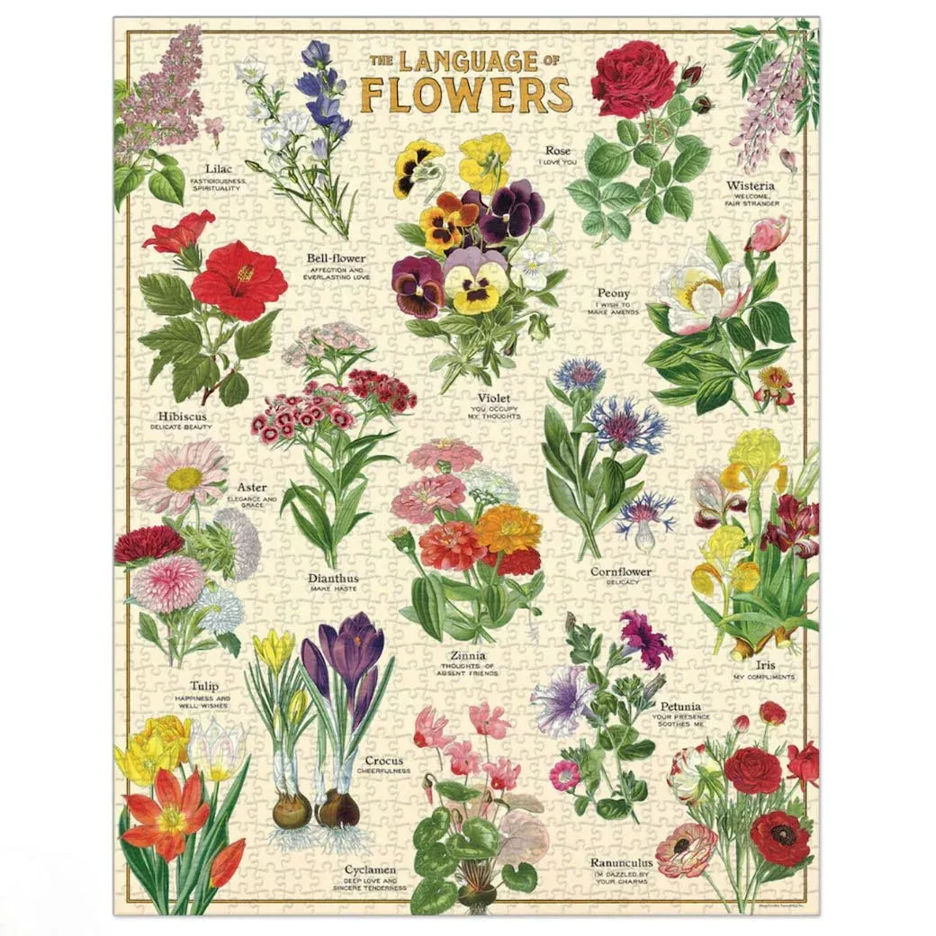 1000 Piece Jigsaw Puzzle The Language of Flowers