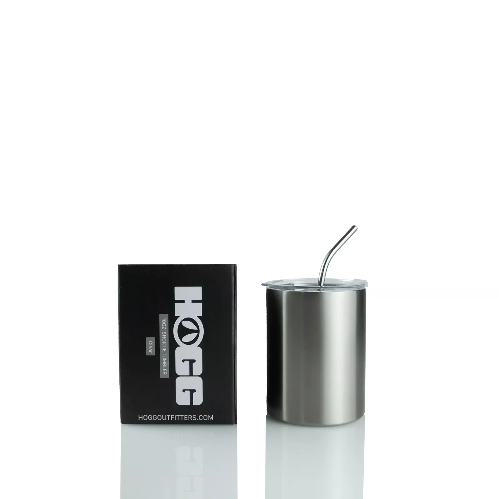 10oz Sublimatable Shortie Tumbler - Clear