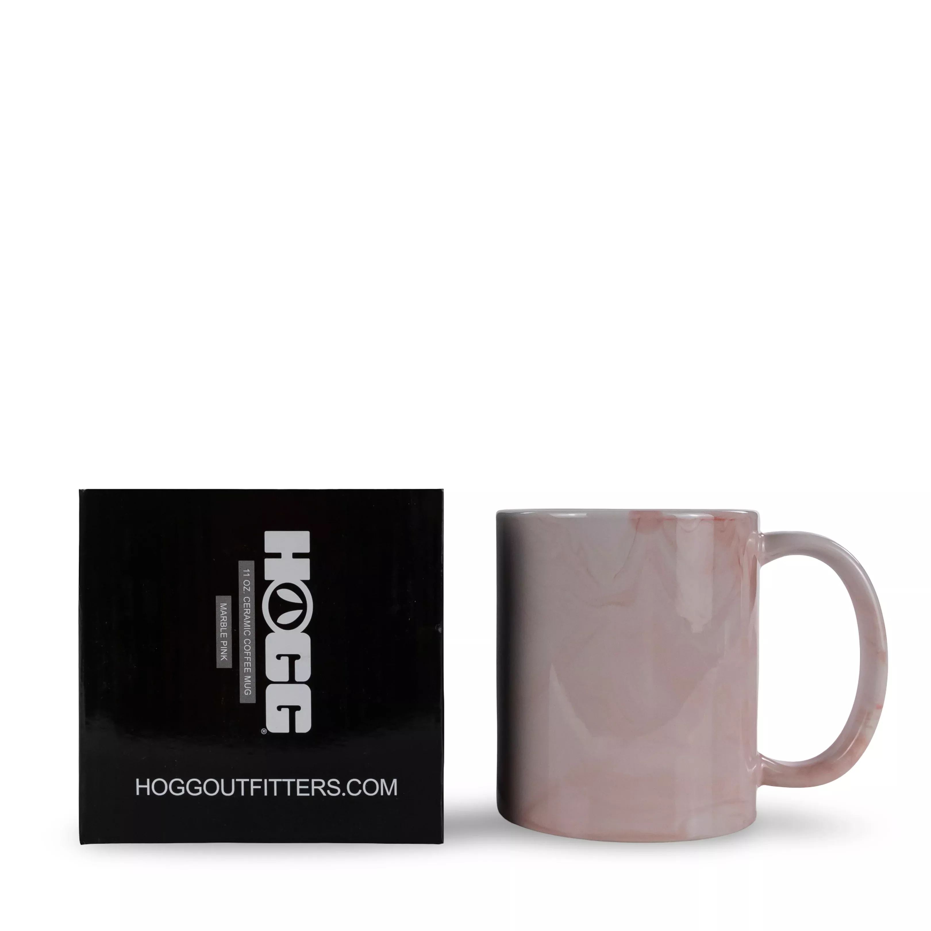 11oz Sublimatable Ceramic Coffee Mug - Marble Pink