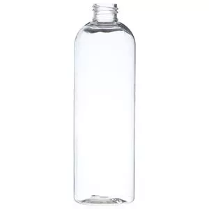 12 oz Clear PET Bullet Bottle 24-410 Neck Finish, Round Base