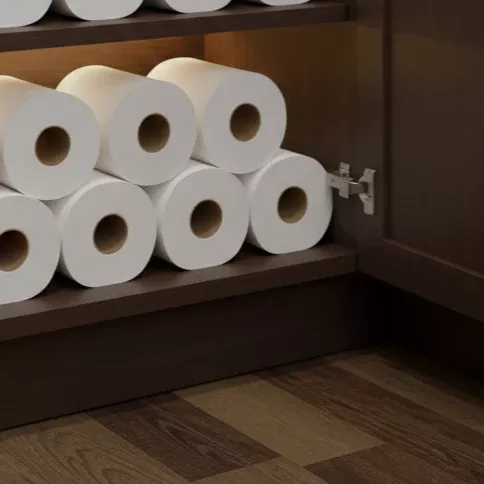 [12 Rolls] Junior Paper Towel Rolls, White
