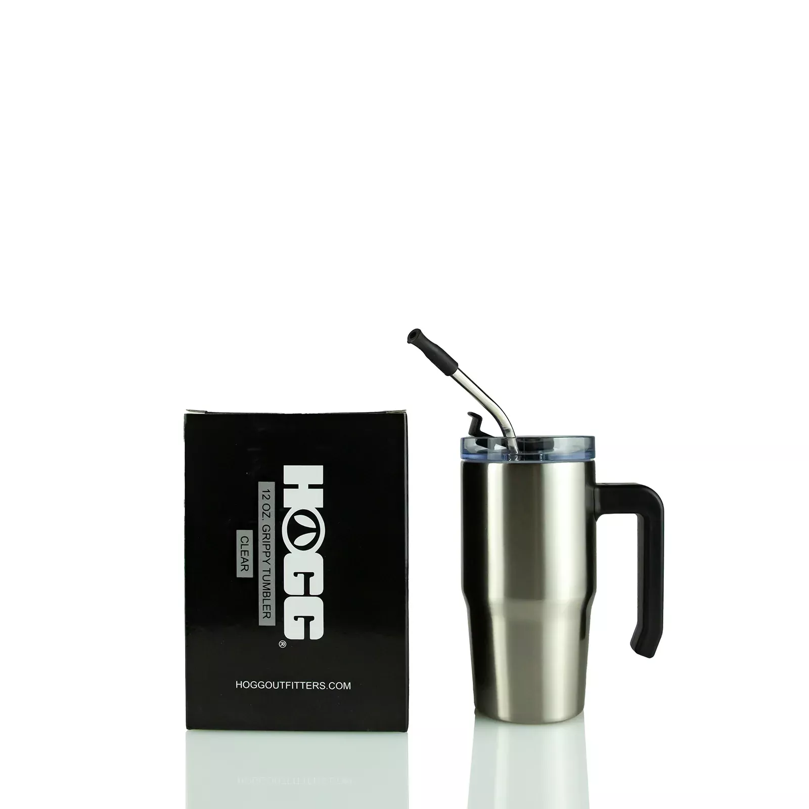 12oz Sublimatable Clear Grippy Tumbler