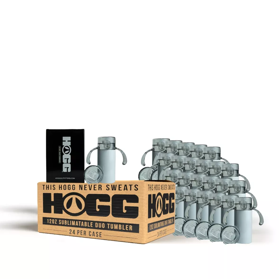 12oz Sublimatable Duo Tumbler Case (24 Units)