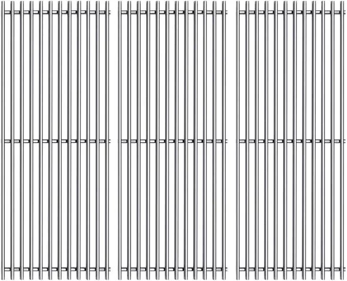 146.47223610 (3-Pack) 16.5” Stainless Steel Grates Replacement for Kenmore 6 Burner Grills 146.47223610 146.23681310 146. 23766310