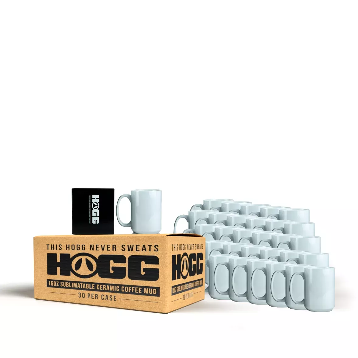 15oz Sublimatable Ceramic Coffee Mug Case (30 Units)