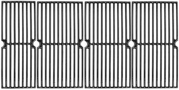 17 5/8 inch Cast Iron Grill Grates Replacement for Dyna-Glo DGE486BNP M486BBDG14 M486GMDG14 M486RDDG14, Brinkmann 810-9590-S, Master Forge 2518-3 models