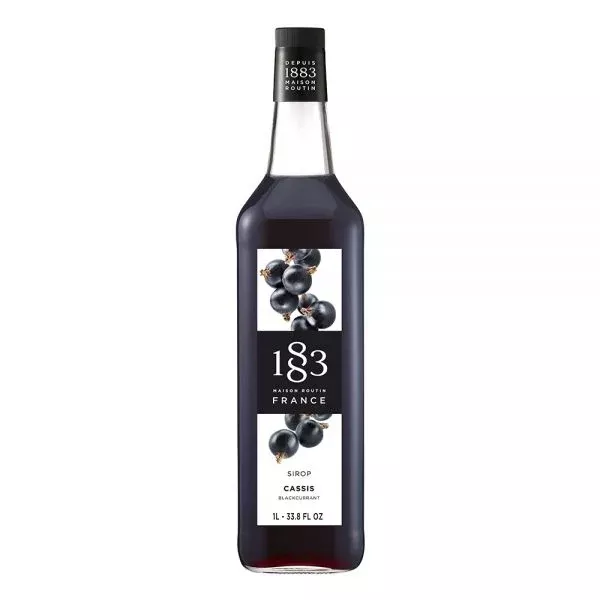 1883 Maison Routin Blackcurrant Syrup - Bottle (1L)