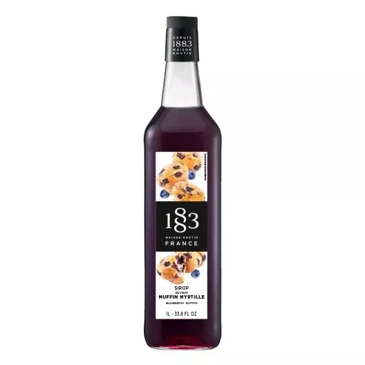 1883 Maison Routin Blueberry Muffin Syrup - Bottle (1L)
