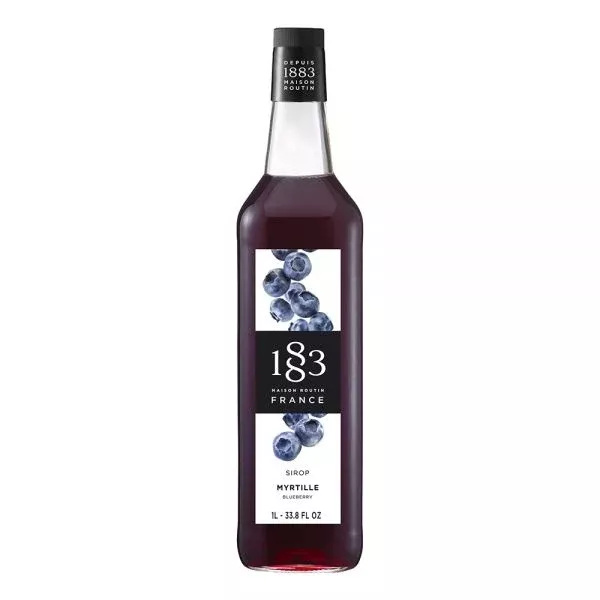 1883 Maison Routin Blueberry Syrup - Bottle (1L)