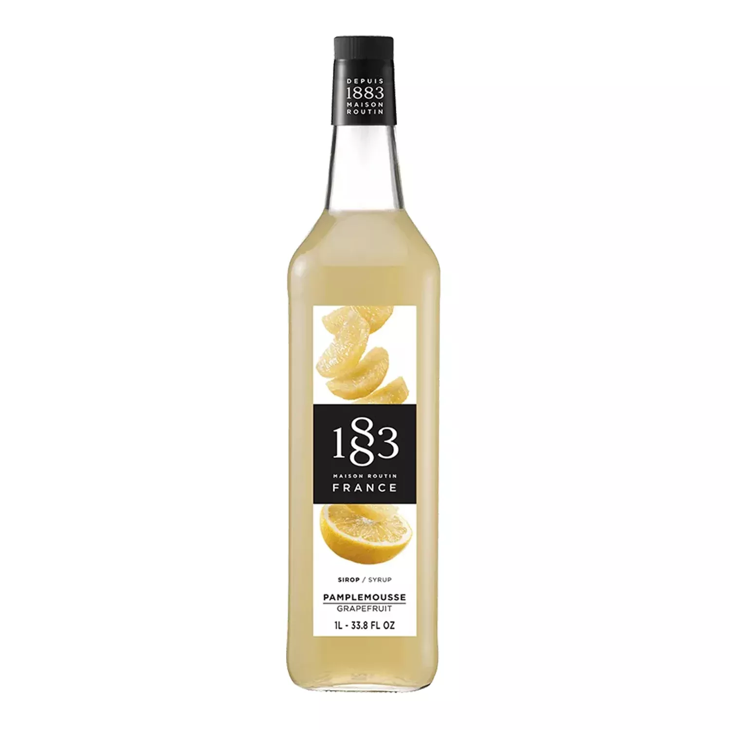 1883 Maison Routin Grapefruit Syrup - Glass Bottle (1L)