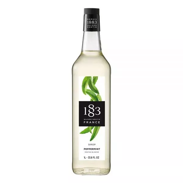 1883 Maison Routin Peppermint Syrup - Bottle (1L)