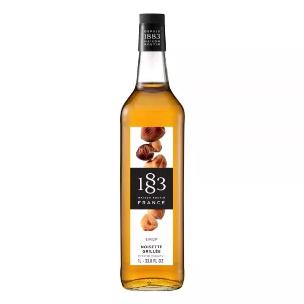 1883 Maison Routin Roasted Hazelnut Syrup - Bottle (1L)