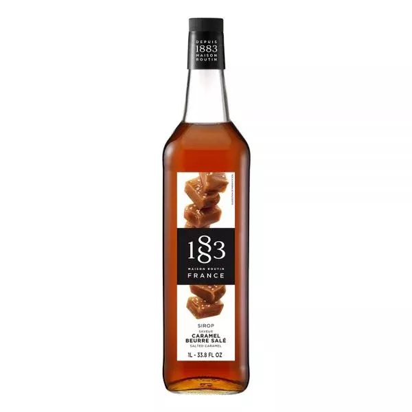1883 Maison Routin Salted Caramel Syrup - Bottle (1L)