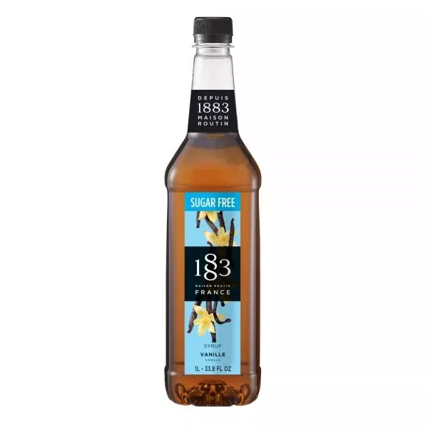 1883 Maison Routin Sugar Free Vanilla Syrup - Bottle (1L)
