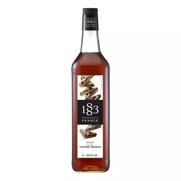 1883 Maison Routin Toffee Crunch Syrup - Bottle (1L)