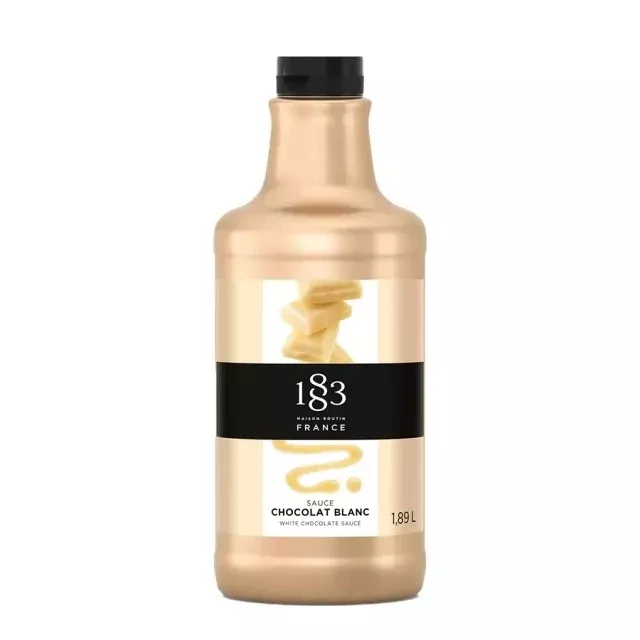 1883 Maison Routin White Chocolate Sauce - Bottle (64 fl oz)