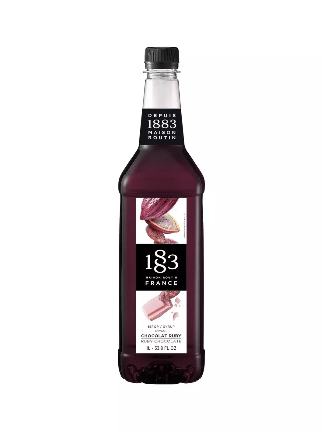 1883 Ruby Chocolate Syrup (1000ml/33.8oz)