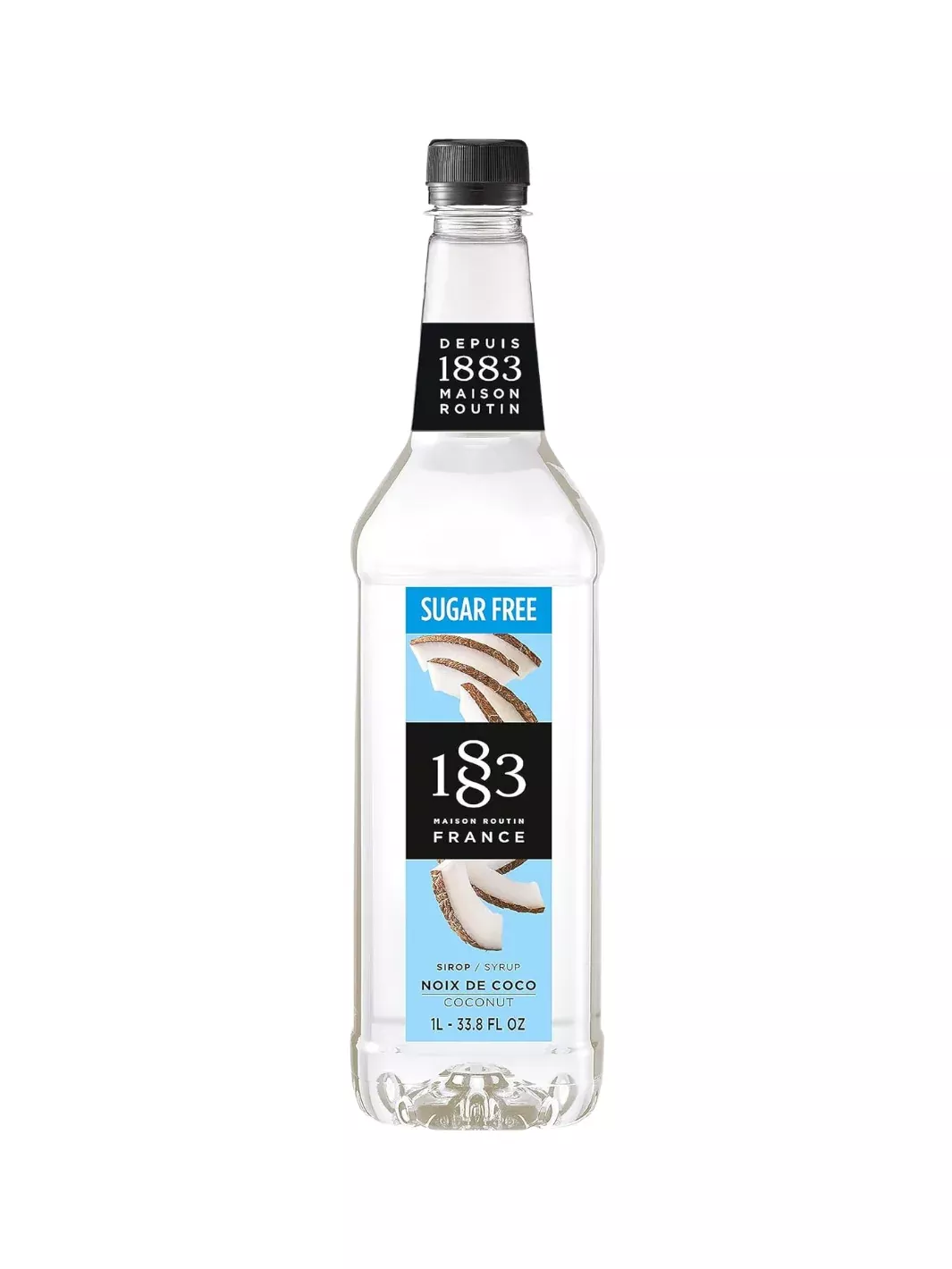 1883 Sugar Free Coconut Syrup (1000ml/33.8oz)