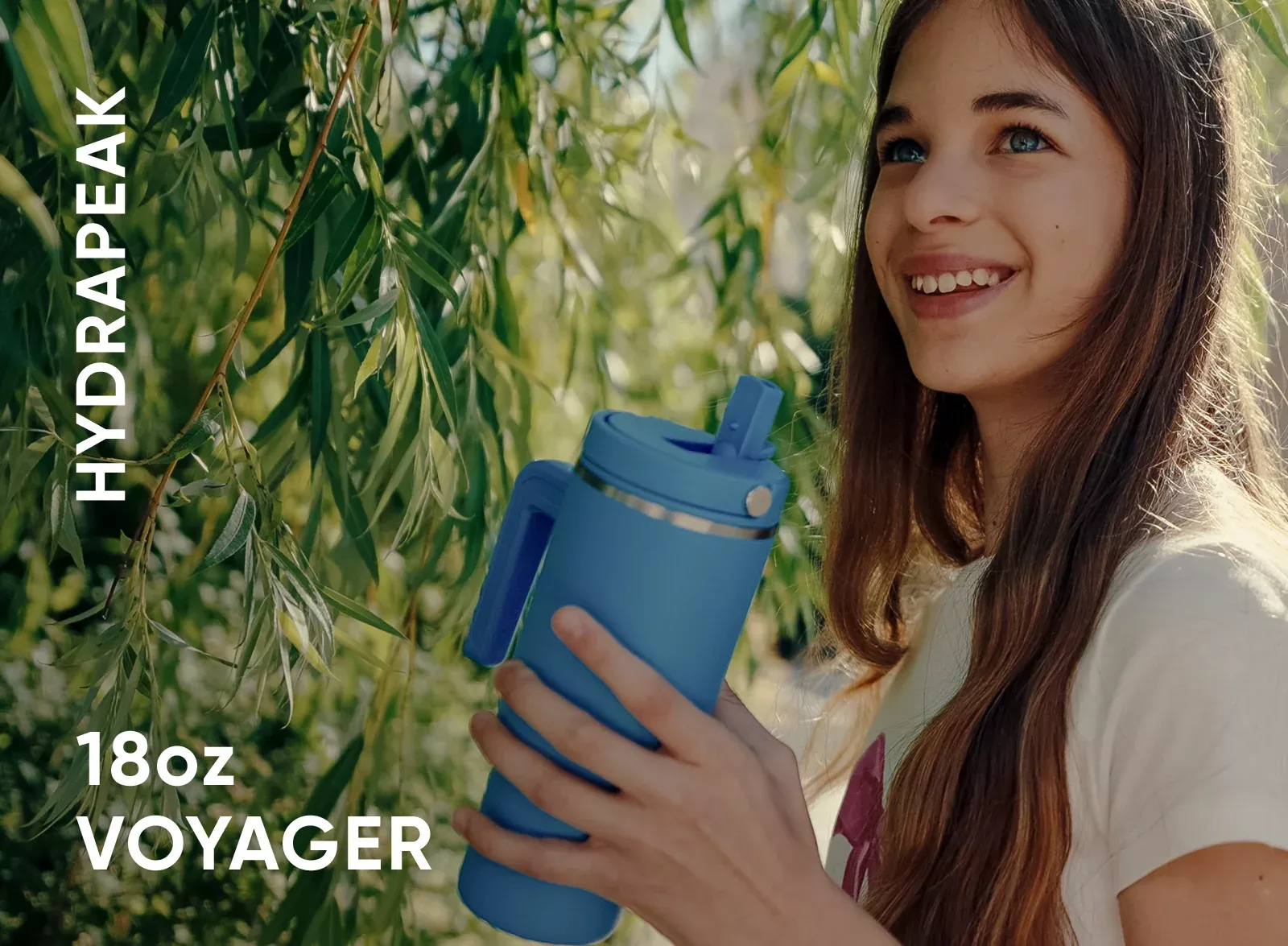 18oz Voyager Kid's With Handle and Straw Lid