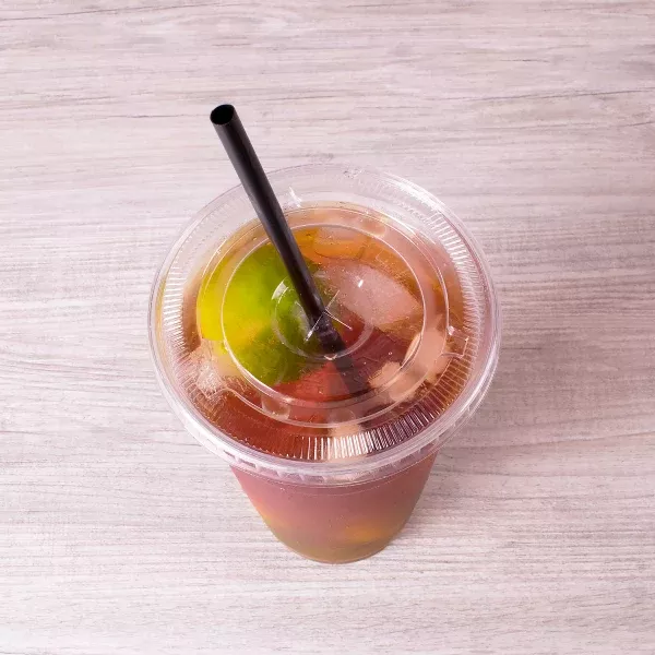 [2,000 ct] 9" Jumbo Straws (5 mm) | Individually Wrapped | Black