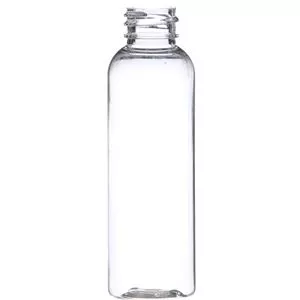 2 oz Clear PET Bullet Bottle 20-410 Neck Finish, Round Base