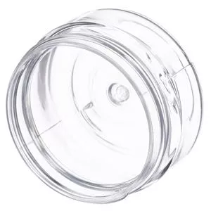 2 oz Clear PET Heavy Wall Jar 58-400 Neck Finish, Round Base