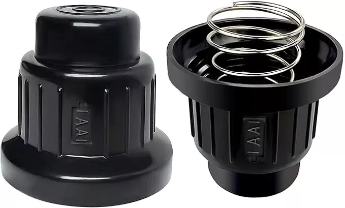 2 Pcs AA Battery Push Button Igniter Cap, Igniter Replacement Caps, Igniter Button Cap with Spring, Ignitor Switch Cap, Replacement for Blackstone Char-Broil Gas Grill, Spark Generator Knob