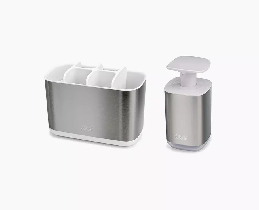 2-piece Stainless-steel Bathroom Sink Set