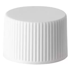 20-410 White PP Continuous Thread Closure, F217 Foam Liner