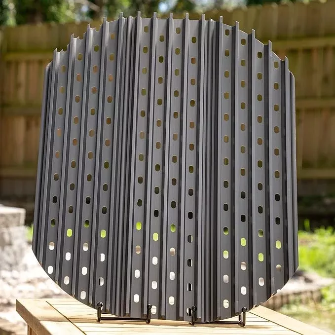 20" Grill Grate Panels for 22" Weber Kettle and Napoleon Kettle | Hard Anodized Aluminum | Weber Grill Accessory | Napoleon Grill Accessory |