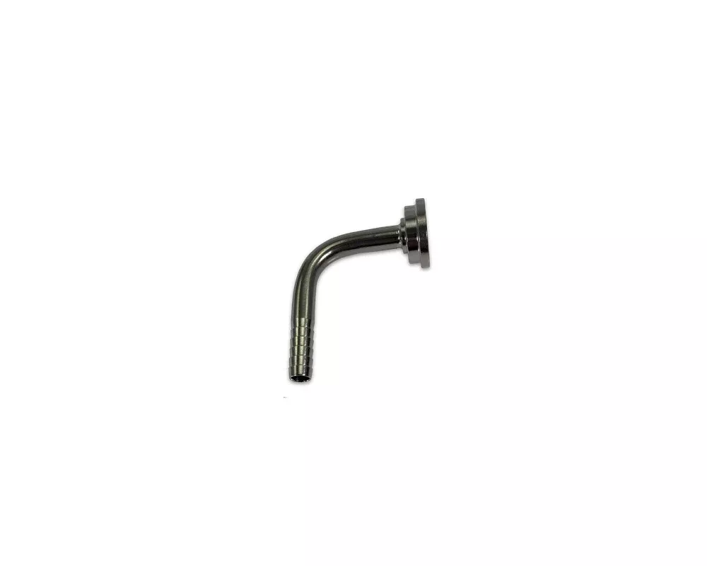 3/16" 90º Barbed Tailpiece, Stainless Steel, for Draft Beer & Gas Lines
