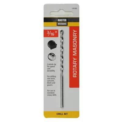 3/16 x 4 Inch Masonry Drill Bit
