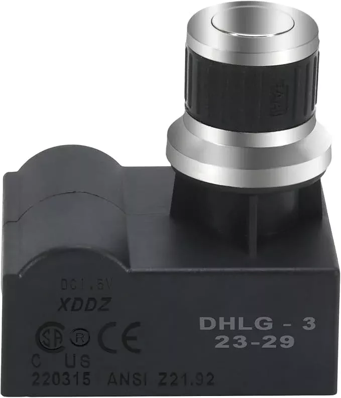 3 Outlet AA Battery Silver Cap Push Button Chrome Coated Spark Generator tact Electric Igniter Grill Ignitor for Charbroil, Ducane, Kenmore, Master Chef, Backyard Grill, BBQ Grillware GGPL-2100