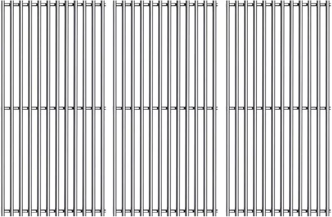 (3-Pack) 18 1/8 inch Stainless Steel Cooking Grid Grates Replacement for Select Gas Grill Models by Charbroil 463224912, 463231711, 463247209, 463247310, 463247512, 463248208, 463262812