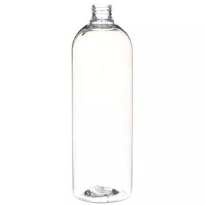 32 oz Clear PET Bullet Bottle 28-410 Neck Finish, Round Base