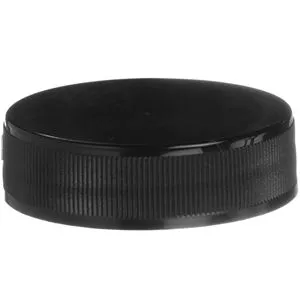 38-400 Black PP Continuous Thread Closure, F217 Foam Liner
