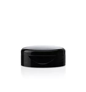 38-400 Black PP Flip Top, PS Foam Liner
