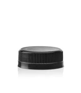 38 mm Black DBj Tamper Evident Closure, Linerless
