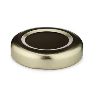 38 mm Gold Metal Lug Closure, Plastisol Liner
