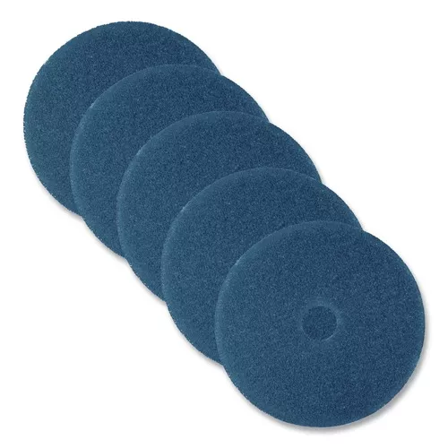3M 5300-20 20 in. Low-Speed High Productivity Floor Pads - Blue (5/Carton)